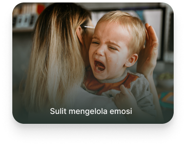 Struggles to manage emotions
